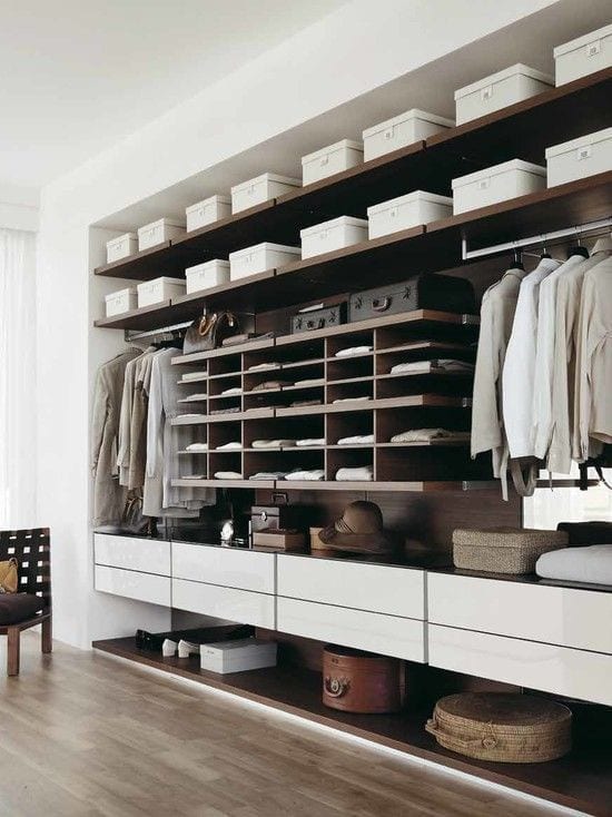 5 Tips para organizar el closet
