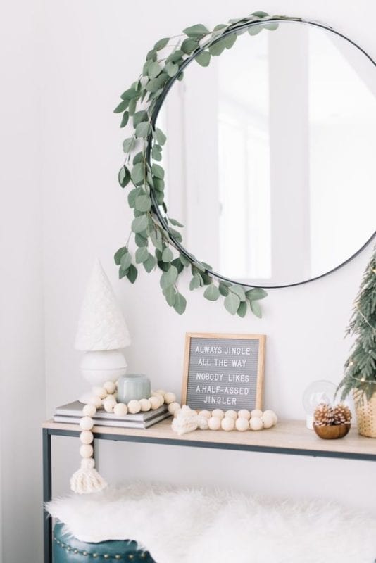 ideas decoración navideña minimalista