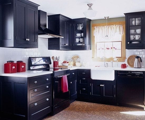 cocinas rojas