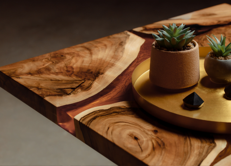 Estilo Raw: Madera natural en la decoración