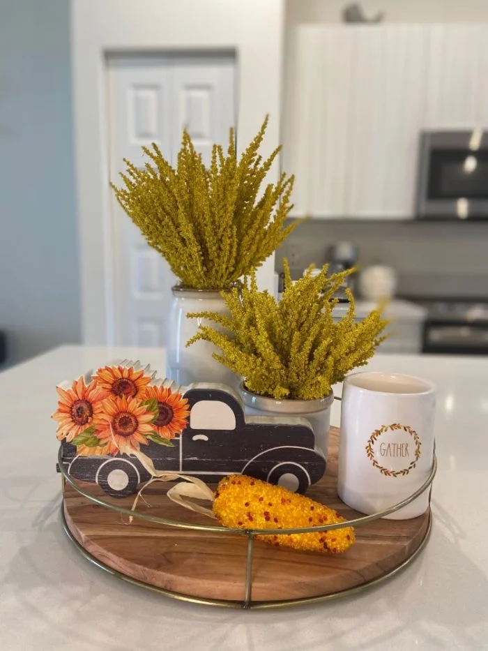 Cómo decorar una bandeja para otoño