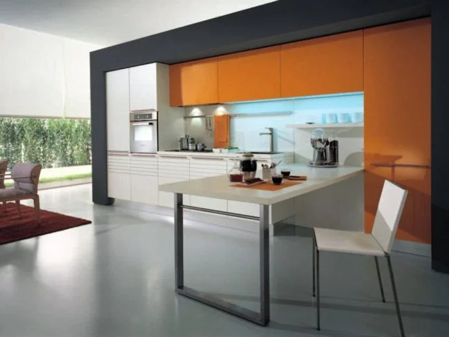 topes y acabados de cocina, kitchenette