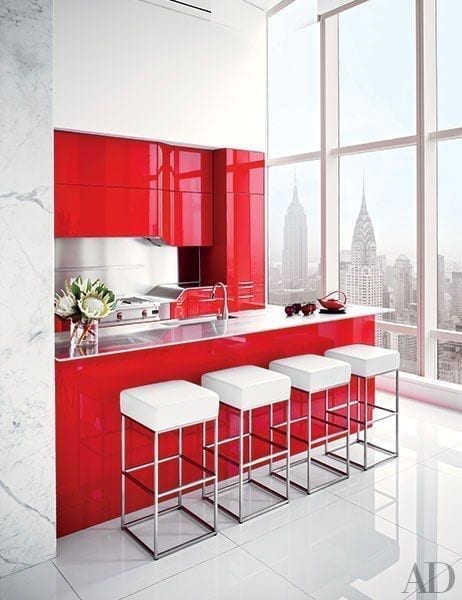 color rojo