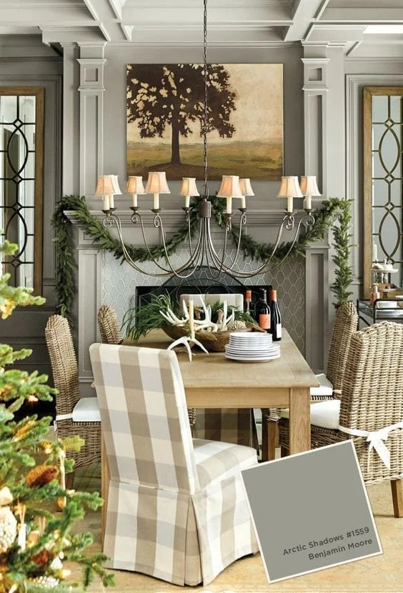 Consejos para pintar el comedor en la Navidad