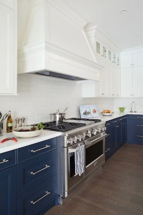 como decorar cocinas azules