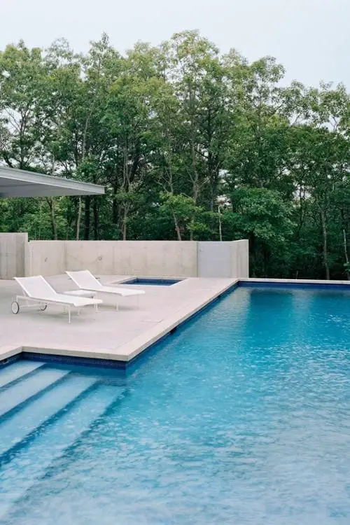 diseños de piscinas modernas de agua salada