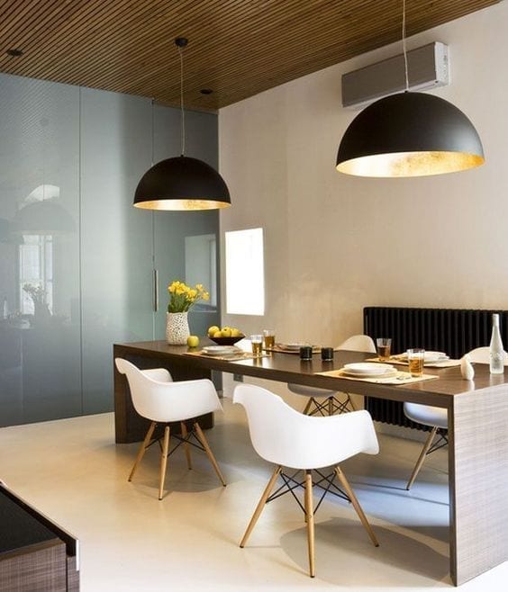 Lámparas colgantes para acentuar la decoración