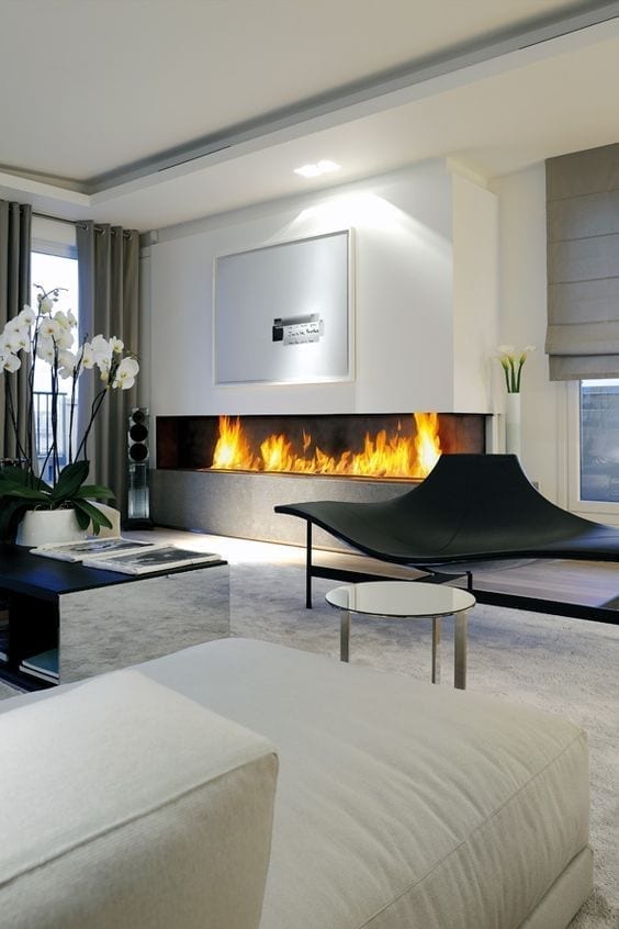 Chimeneas Modernas para ambientar los Interiores