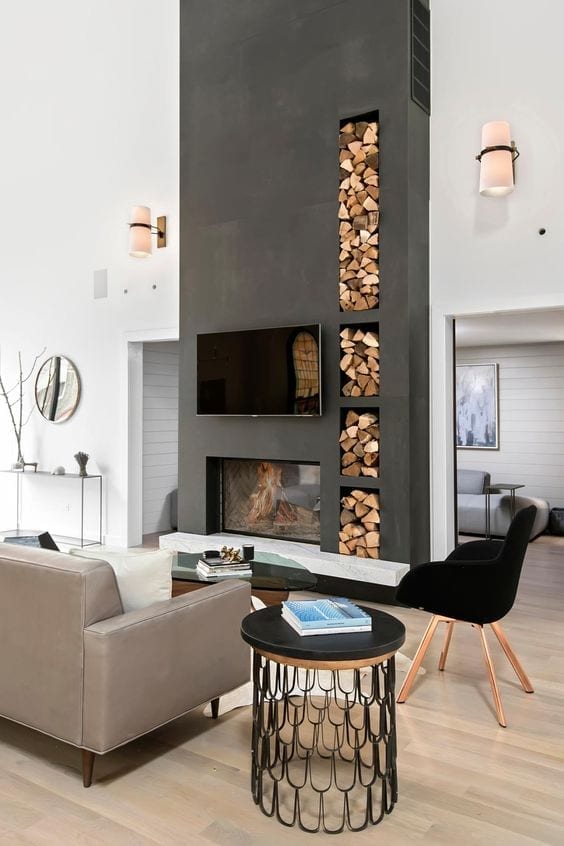 chimeneas modernas