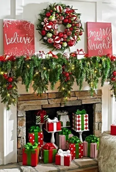 ideas para decorar en navidad con los colores tradicionales