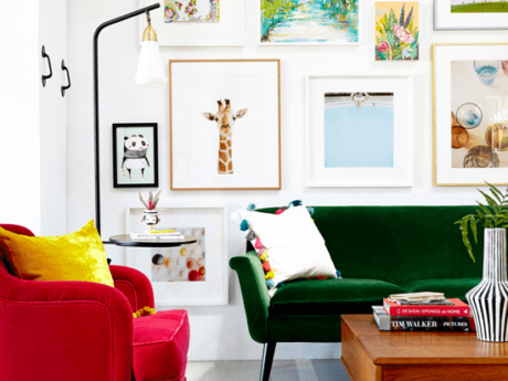 decoración en rojo