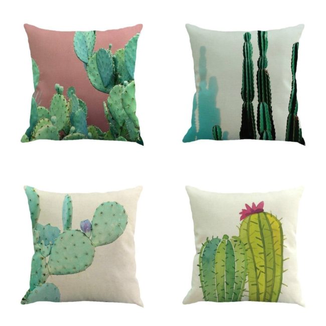 decoración con cactus
