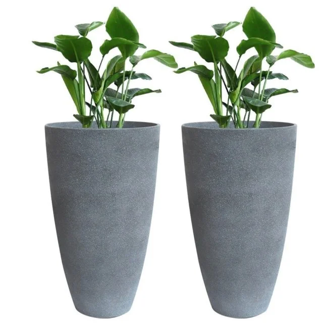 planters o tiestos modernos para terraza y exteriores