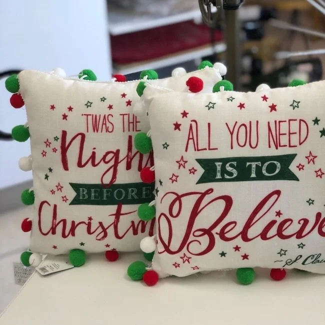 cojines navidad