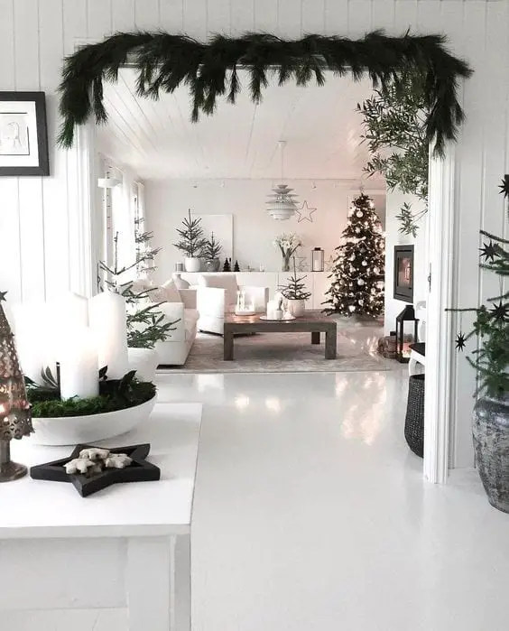 decorar la casa navidad nórdica
