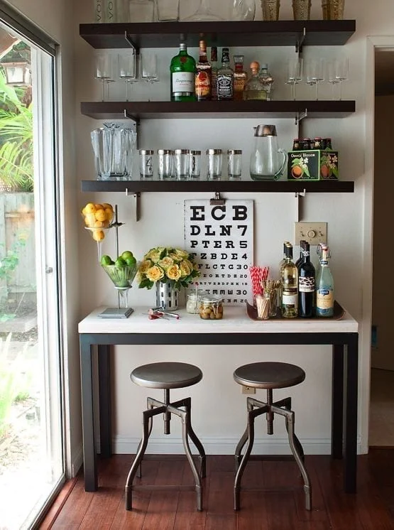 tips para decorar un mini bar en casa