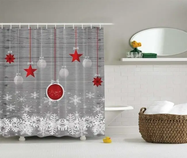 ideas para decorar el baño en navidad