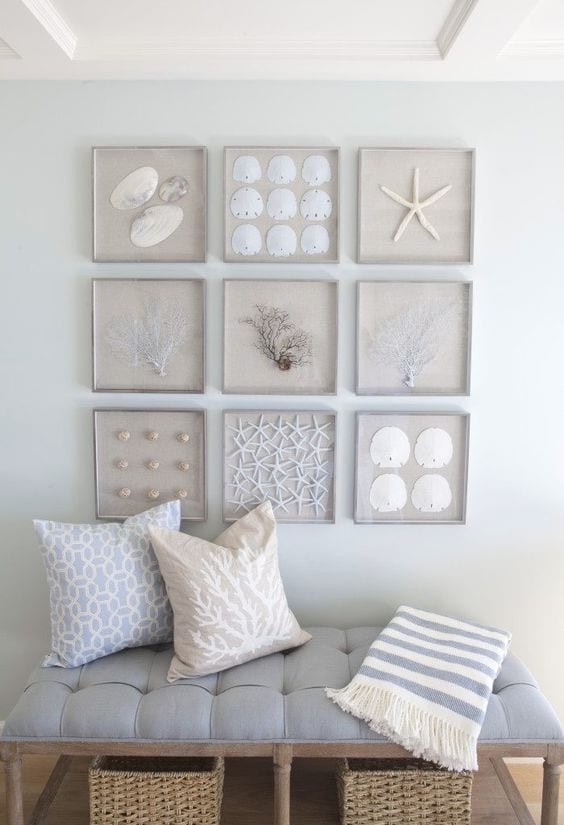 ideas para decorar un recibidor coastal