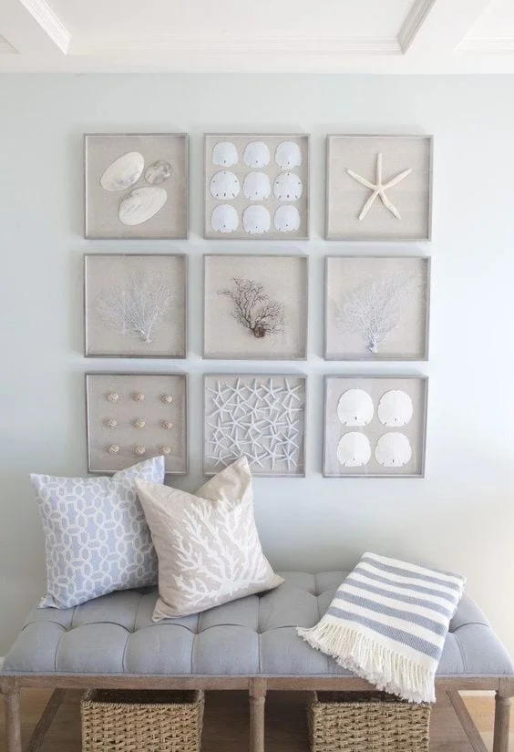 ideas para decorar un recibidor coastal