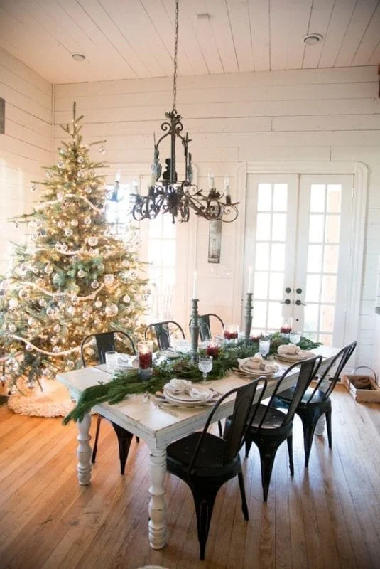 como hacer Decoración navideña estilo farmhouse