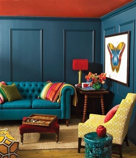 ideas para decorar en colores vibrantes