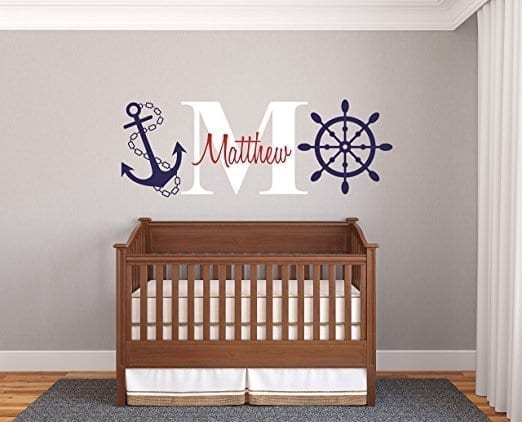 decoración náutica para el babies room