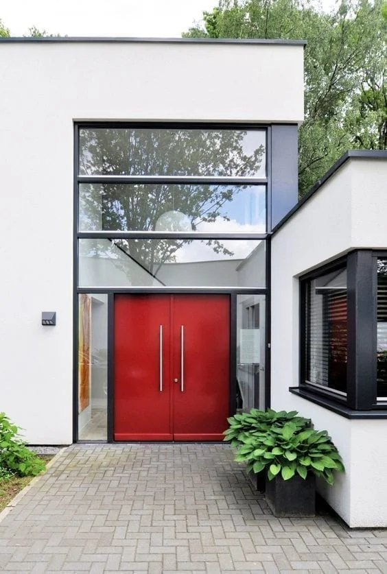 puertas rojas
