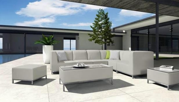 muebles seccionales modernos para la terraza