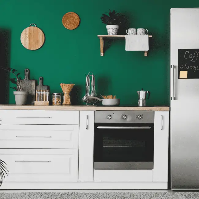 tips para pintar una cocina de verde