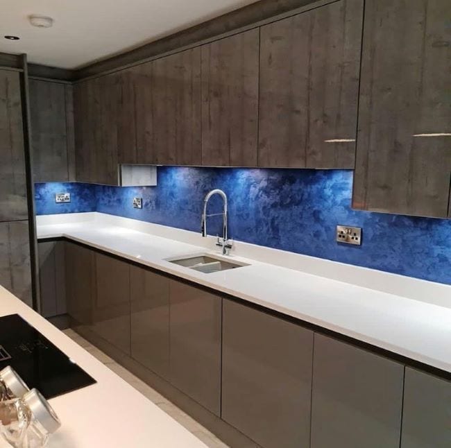 ideas para pintar la cocina de azul