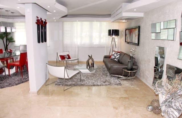 decoración con aires de navidad