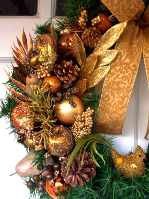 coronas navideñas clásicas y elegantes