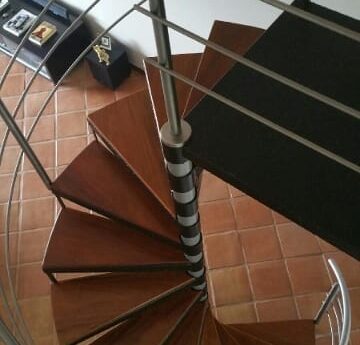 escaleras en espiral