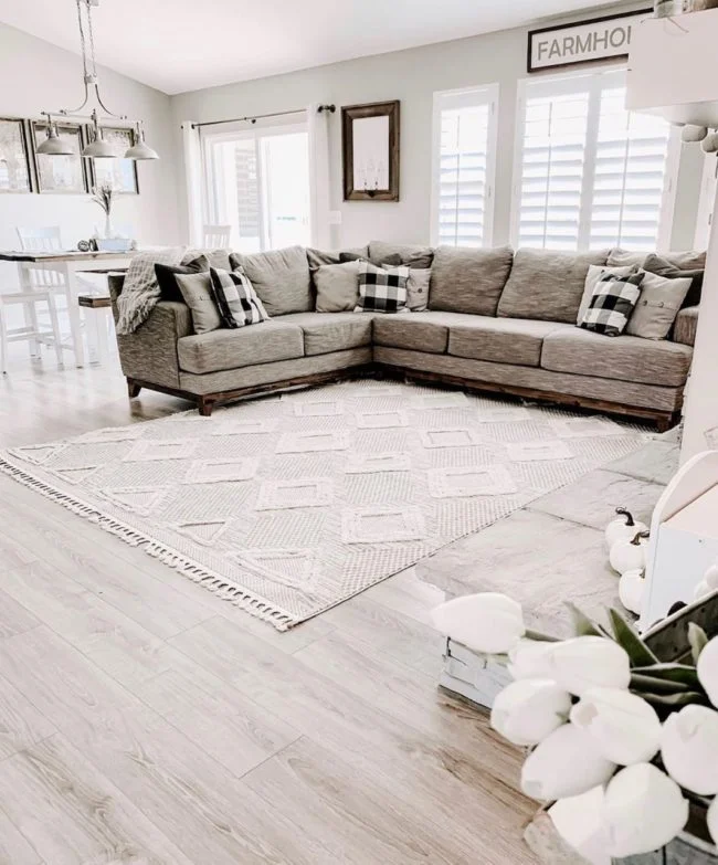 ideas para decorar una sala granja o casa de campo