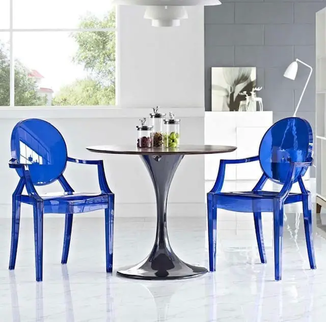 sillas azules