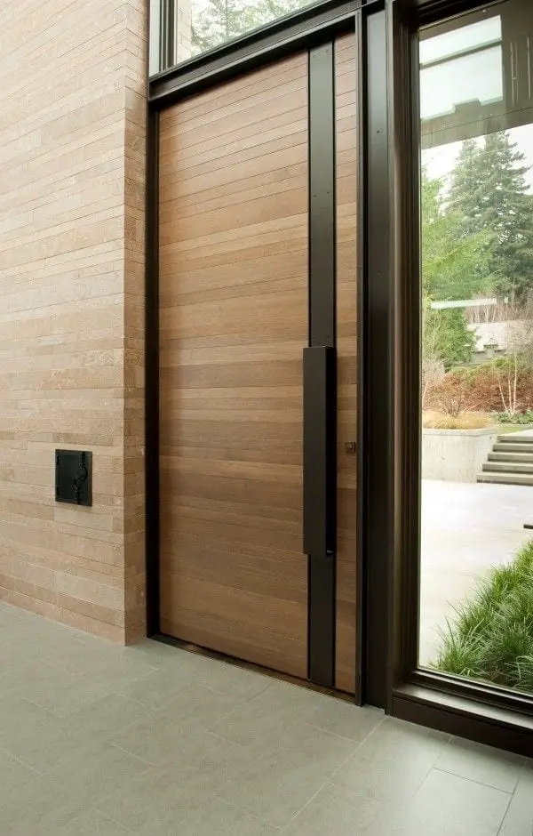 modernas puertas de madera