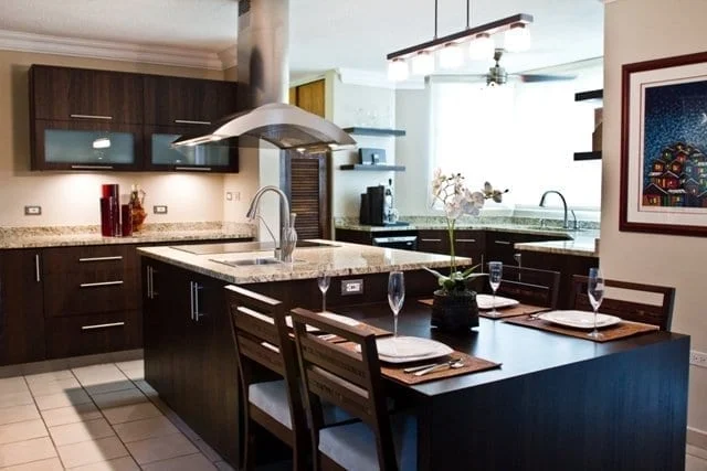 acabados y revestimientos de cocina, cocina moderna