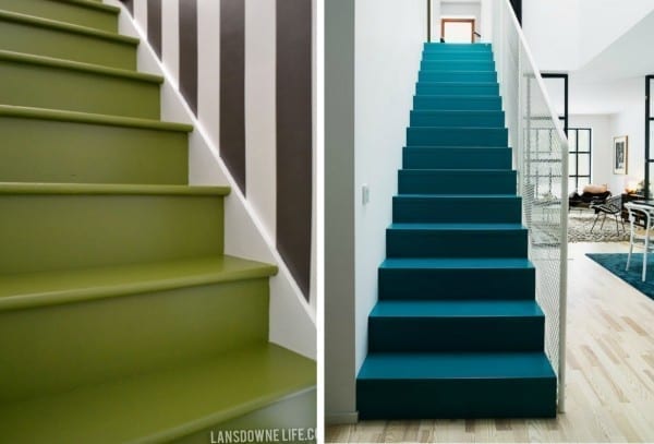 pintar la escalera