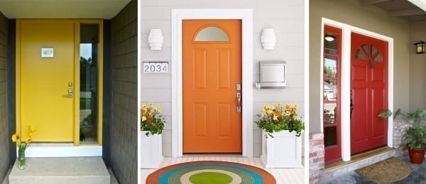 Colores para la puerta principal de la casa