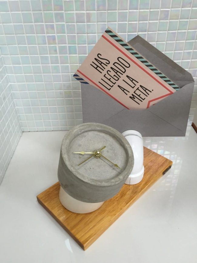 DIY: Elaboración de un reloj en hormigón