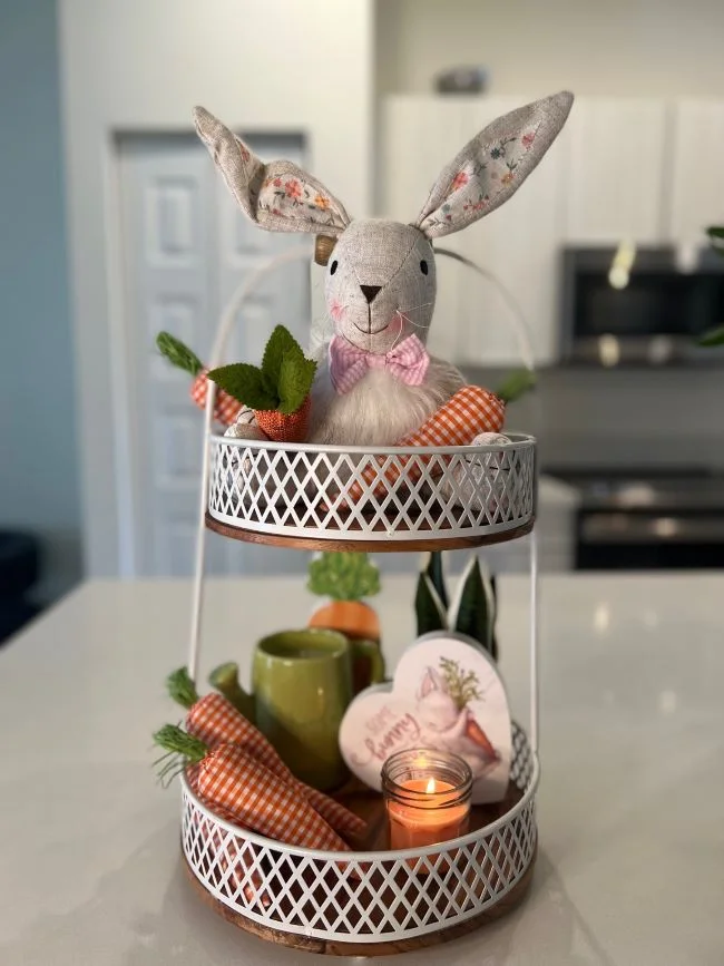 ideas de bandejas escalonadas para la Pascua
