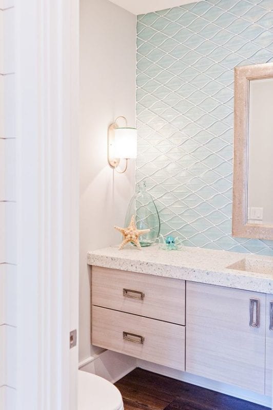 ideas para decorar un baño estilo coastal