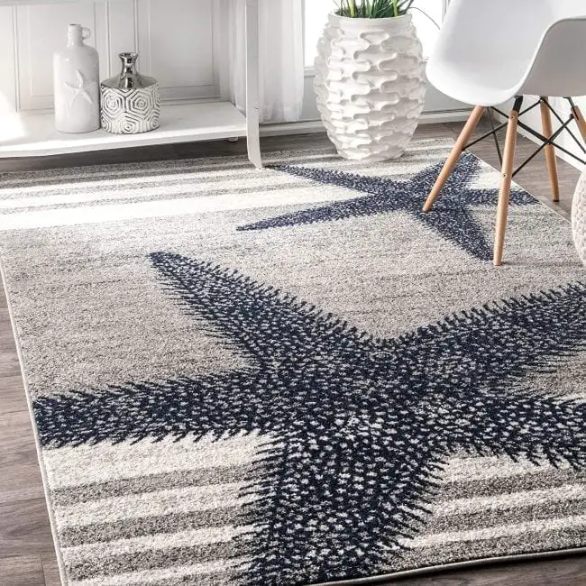 alfombra coastal con estrella