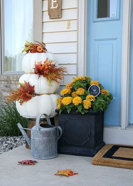 Ideas para decorar la entrada de la casa en otoño
