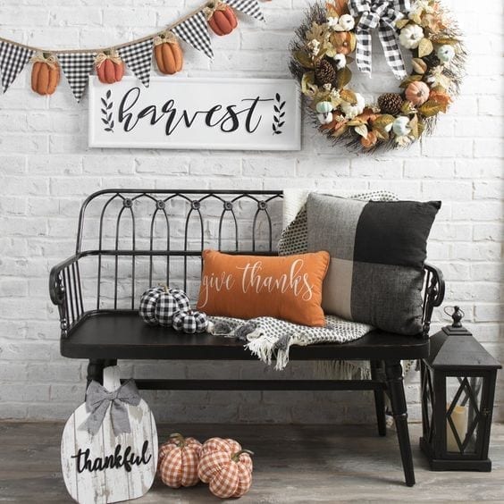 cojines para decorar la terrza en otoño