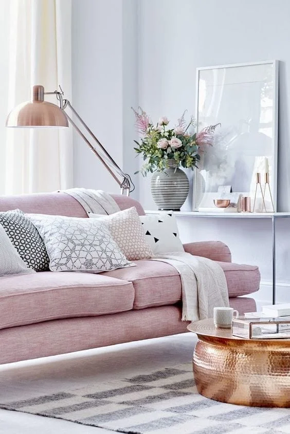 ideas para decorar salas pink