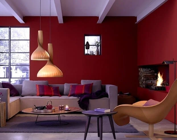 bold-burgundy-purple-color-living-room-decorating-idea