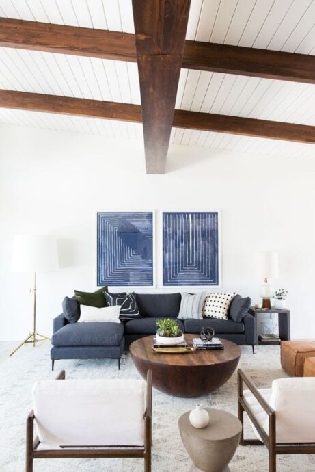 Salas azules: ideas para decorar en el verano