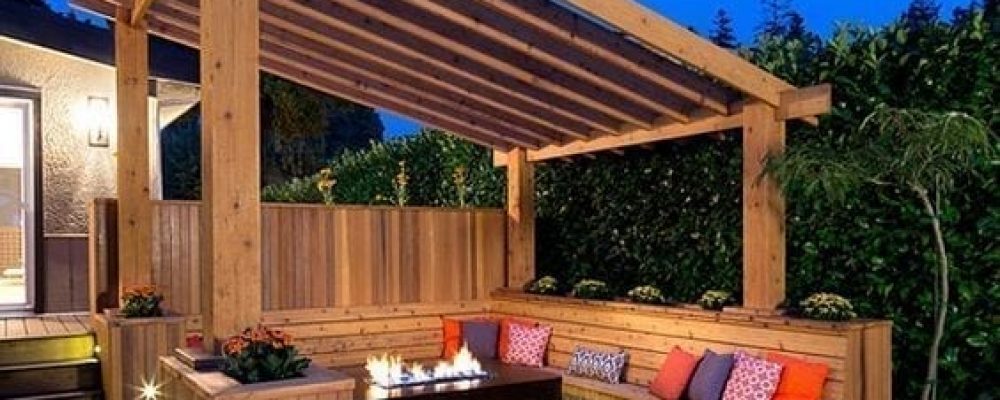 Pérgolas de madera para el patio - Decora Online