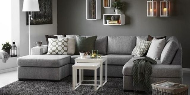 10 salas de color gris que te encantarán